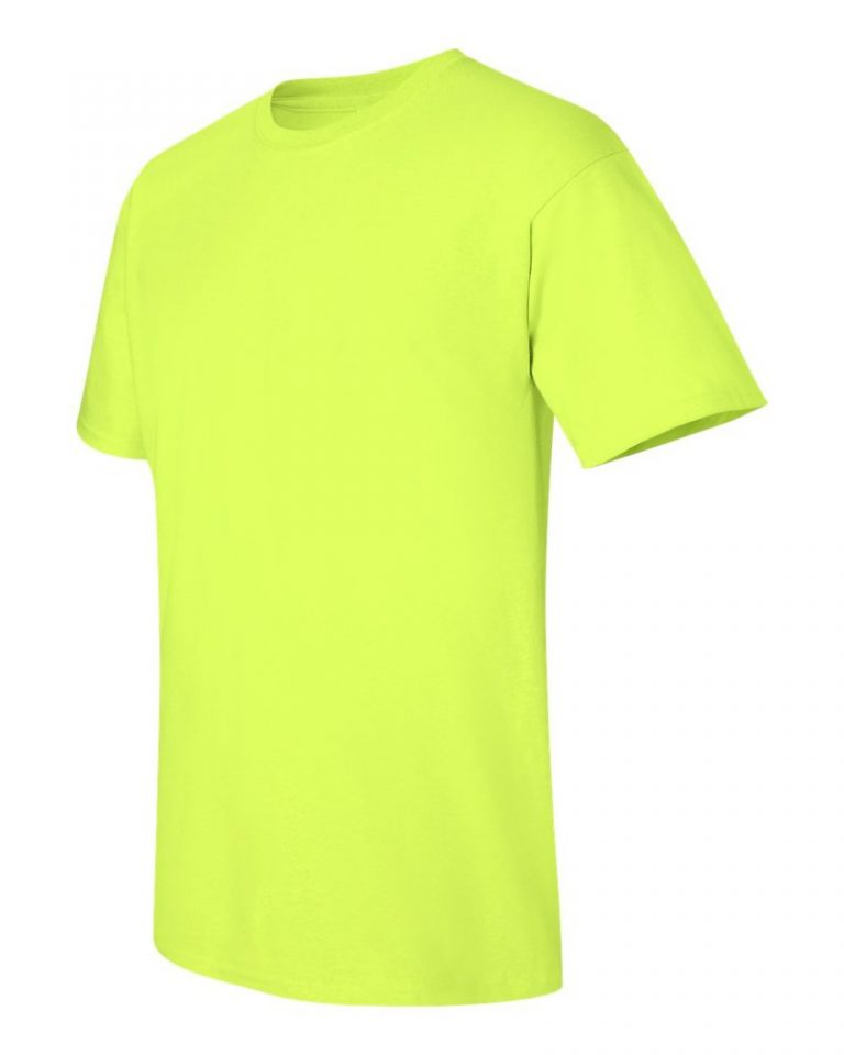 Gildan Ultra Cotton TShirt Safety Green